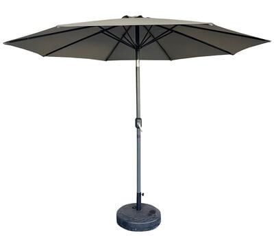 Sun aurinkovarjo 3 m harmaa